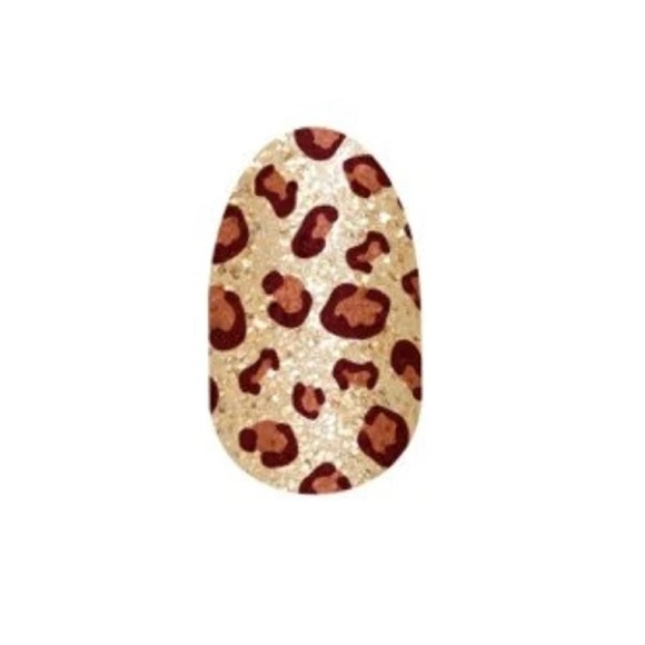 Color Street SAFARI CHIC Leopard Animal Print Cheetah Glitter Nail Strips - Picture 1 of 12